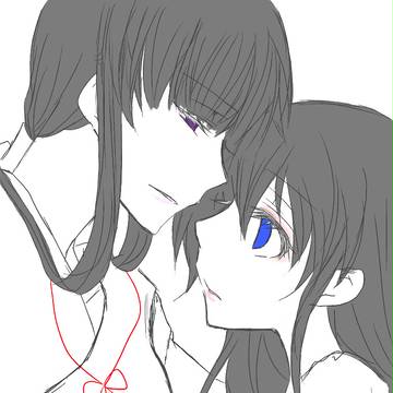 【犬夜叉】桔梗お姉様とかごめさん【落書き】