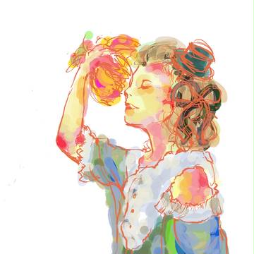 花と少女