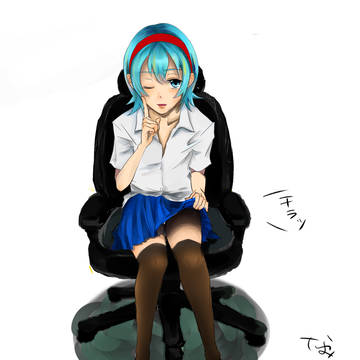 JKコスの巧美さんがスカートをめくってみる