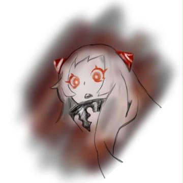 目が怖い