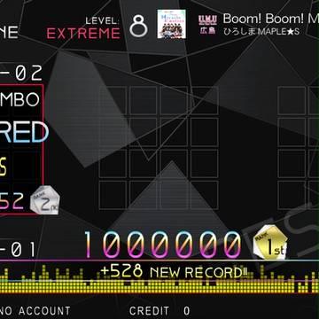 jubeatのリザルト画面を再現してみたかった