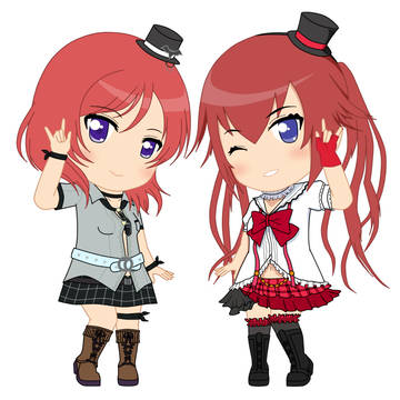 しゃどぷそちゃんと真姫ちゃん