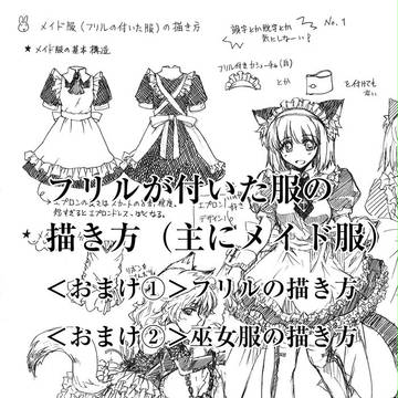 【プチ講座】その10／服（メイド・巫女・フリル）