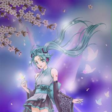 虹色蝶々