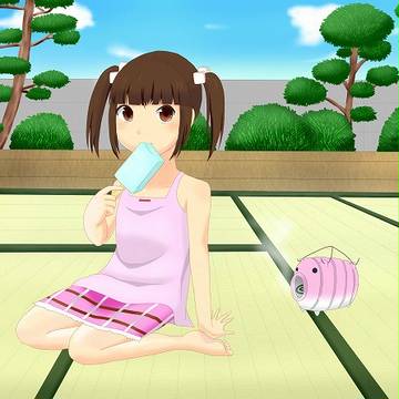 夏の女の子