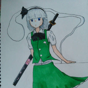 イラスト修行《魂魄妖夢》