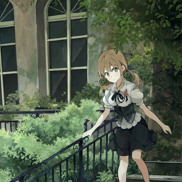 廃墟と少女
