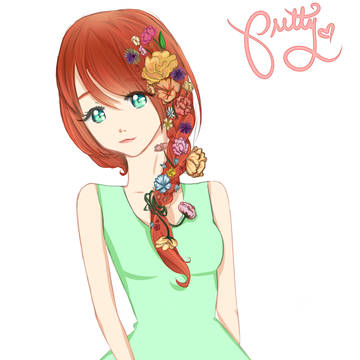 Flower-Haired Girl