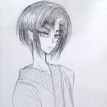 鉛筆落書き