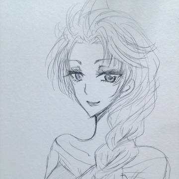 鉛筆落書き２