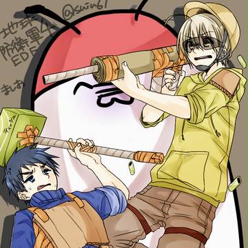 EDFましおダンボール戦争【塗らせて頂きました。】