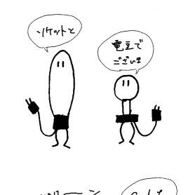 ソケットと電豆