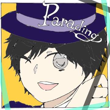 parading