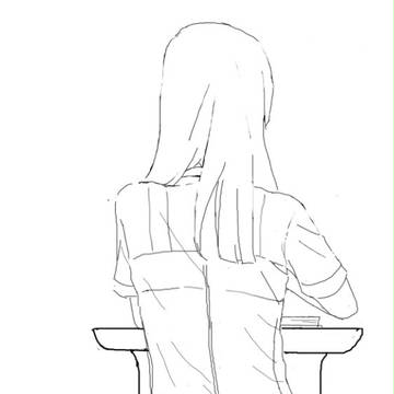 坐在我前面的女孩