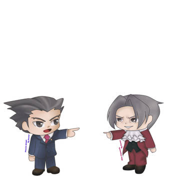 Ace attorney Chibi (1st set)