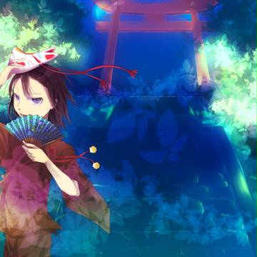 【弱ペダ】甚平と狐面