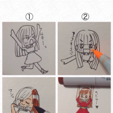 Keikoが動くから塗りにくい