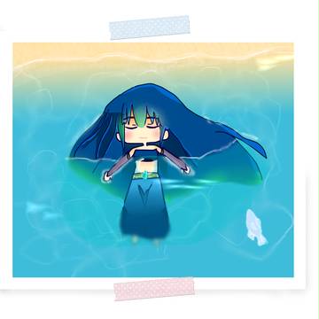 髪おろしイズミちゃん