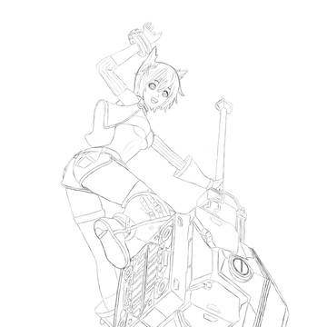 安価スレの模写