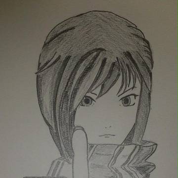 お絵描き練習１４　ネル・ゼルファー（模写）