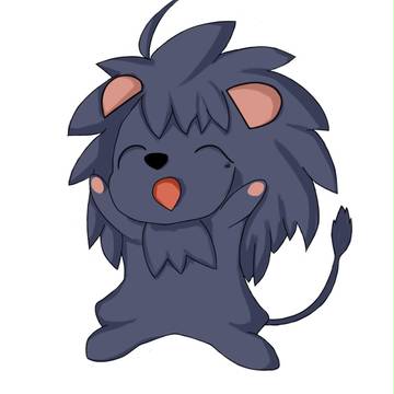 黒いライオン