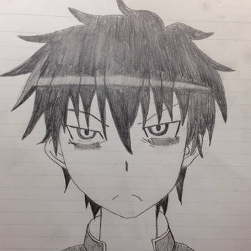 ワタモテ！智貴を模写！