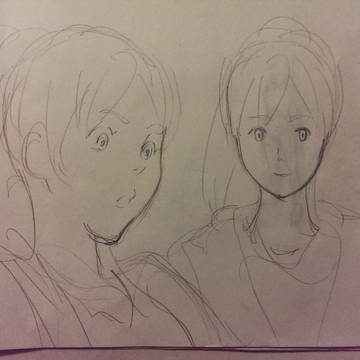 模写や落書き
