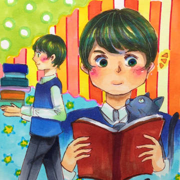 尻尾を垂直にして