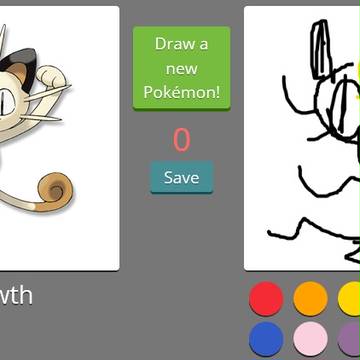 ニャース Pokédraw