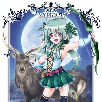 スパイス擬人化イラスト「ヨモギ」