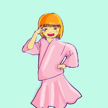 浴衣の娘