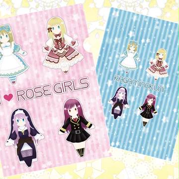 QuinRoseヒロインズのクリアファイル作りました