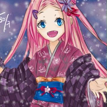 【喵醬個人板繪練習】花舞少女