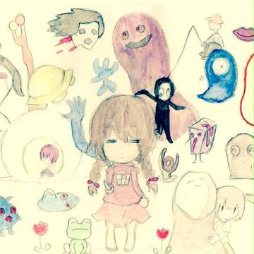 水彩でゆめにっき