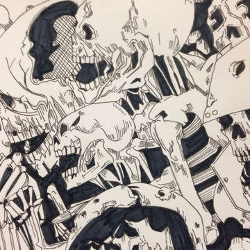 髑髏の行進