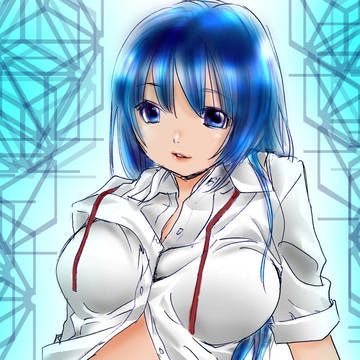 青髪少女