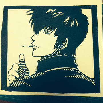 土方十四郎 切り絵