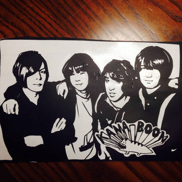 KANA-BOON 切り絵
