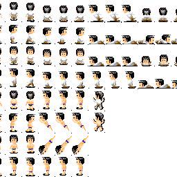 (再投稿）ドット絵真田さん私服姿＋a