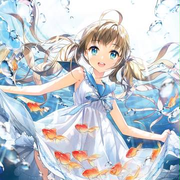 水彩少女