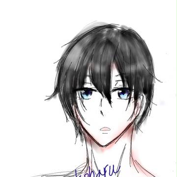 １年前にあいぽんで描いた七瀬遙