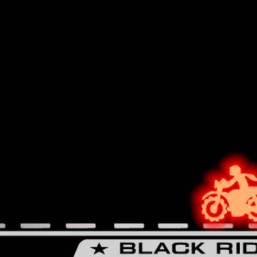 トミーのブラックライダーの画面再現アニメ