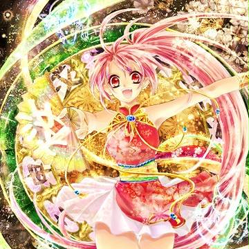 桜乱舞