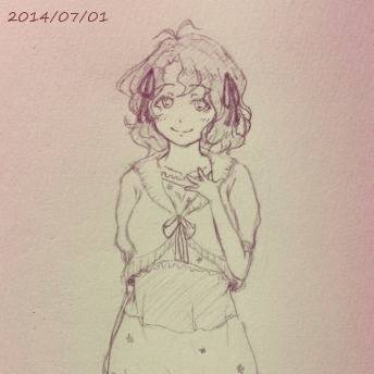 練習落描き（2014年7月）