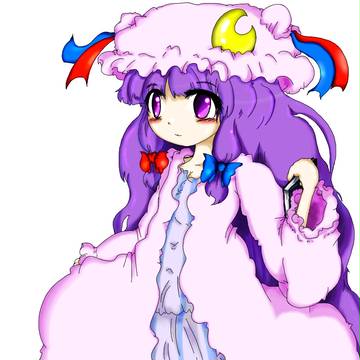本を持つパチュリー
