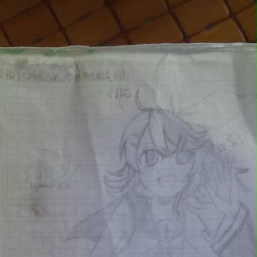 鏡音リン模写