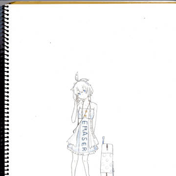消しゴム擬人化