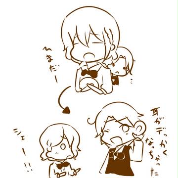神谷さんが出た祝いカフェ組落描きまとめ
