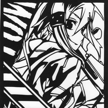 切り絵 シノン