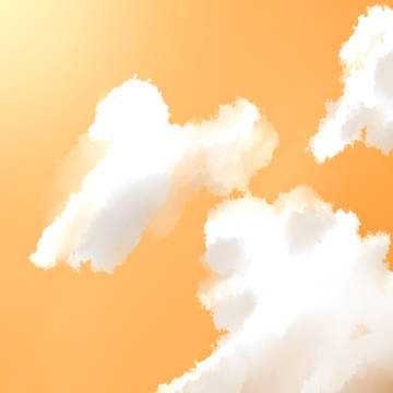 夕日にしてみたー